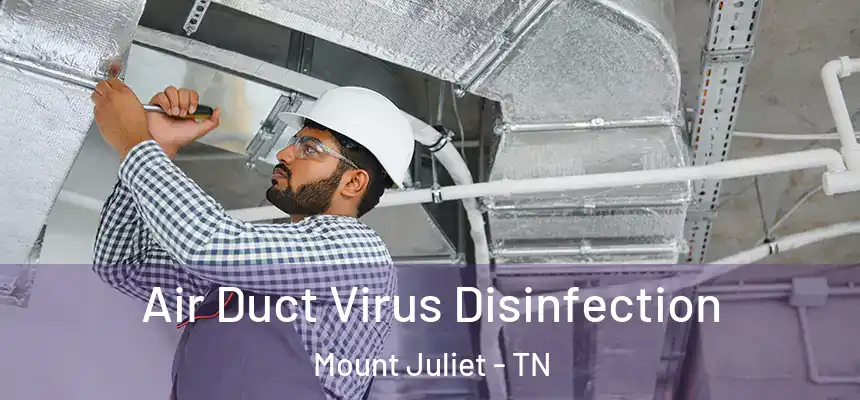  Air Duct Virus Disinfection Mount Juliet - TN