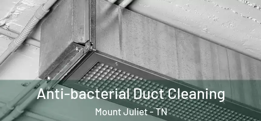  Anti-bacterial Duct Cleaning Mount Juliet - TN